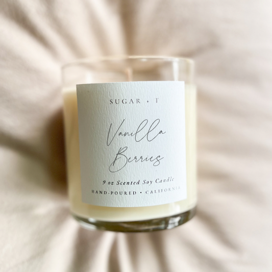 Vanilla Berries Scented Candle