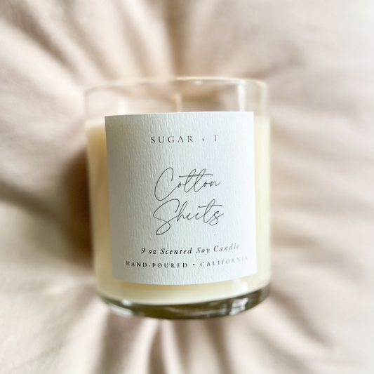 Cotton Sheets Scented Candle