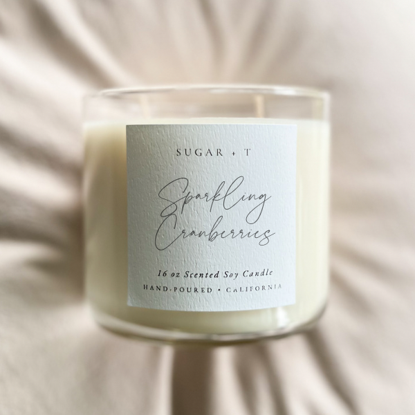 Sparkling Cranberries Scented Candle