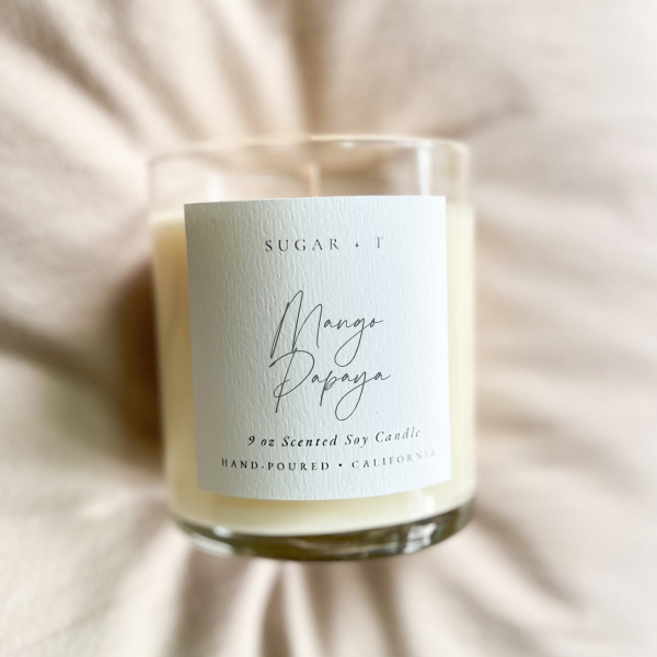 Mango Papaya Scented Candle