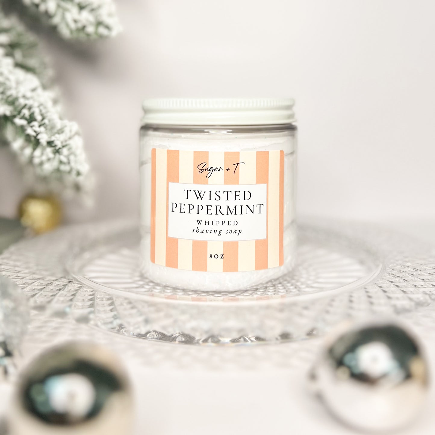 Twisted Peppermint Whipped Soap