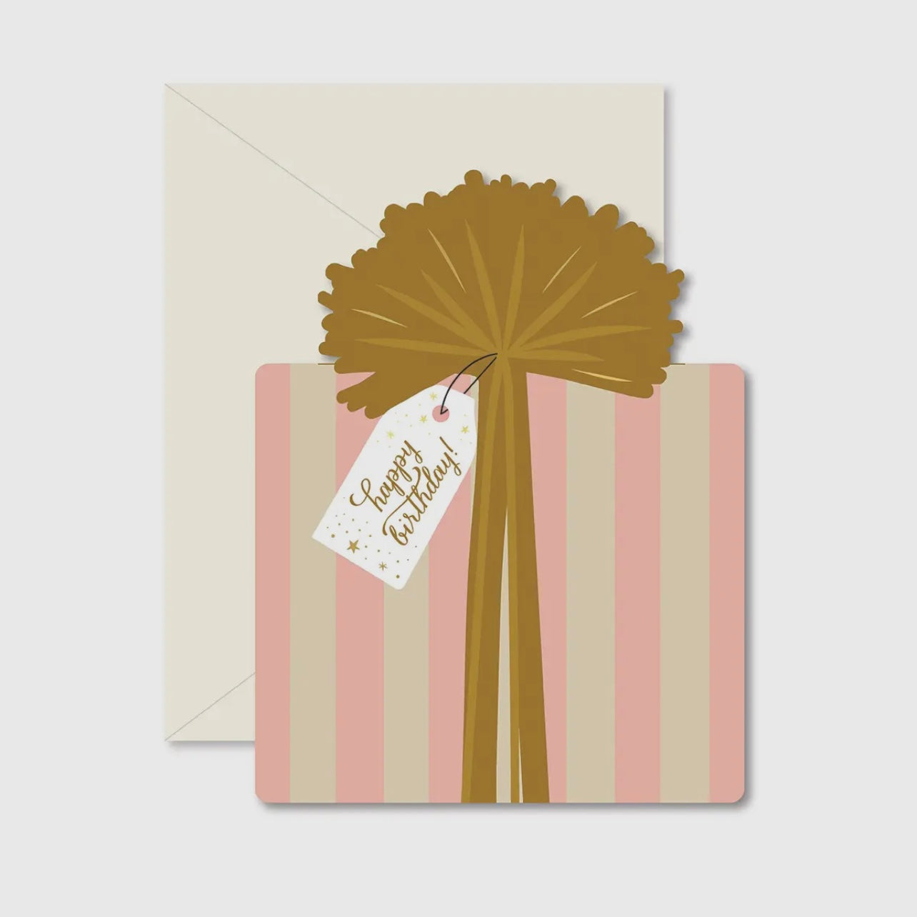 Greeting Card - Birthday Gift Stripped