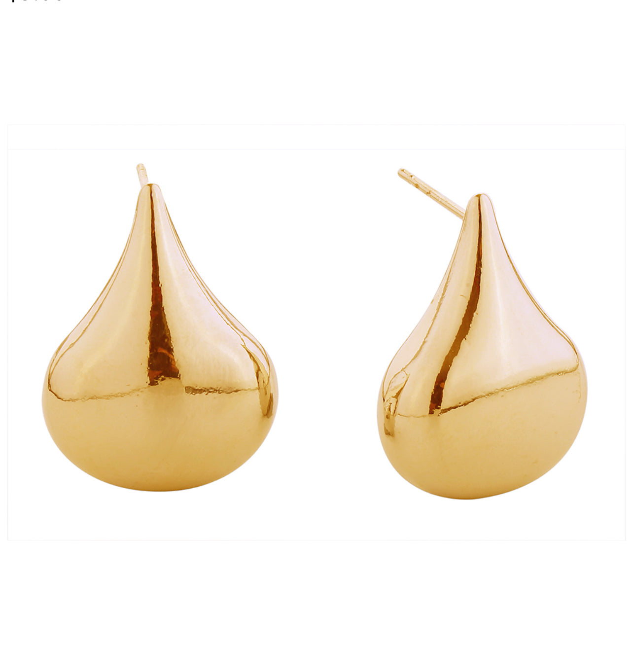 GOLD TEARDROP EARRINGS