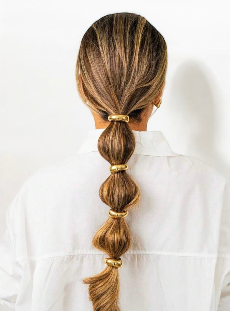 Gold Small Hair Tie