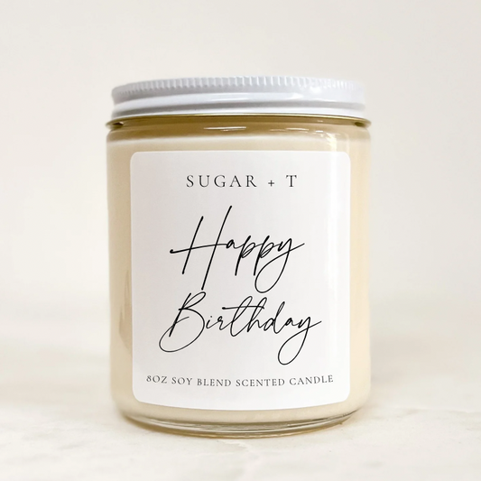 “Happy Birthday” Scented Candle