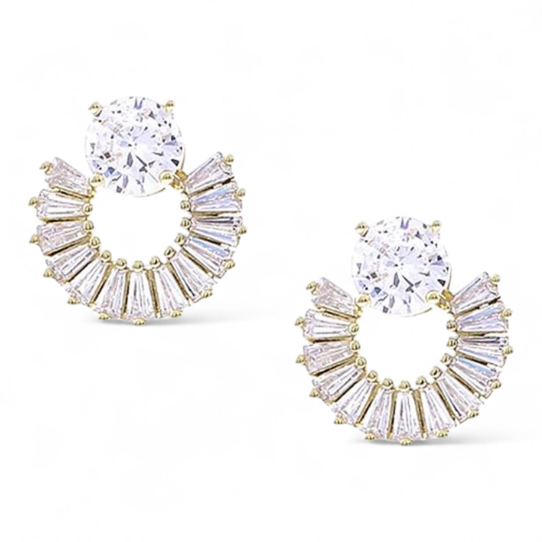 Round Holiday Earrings