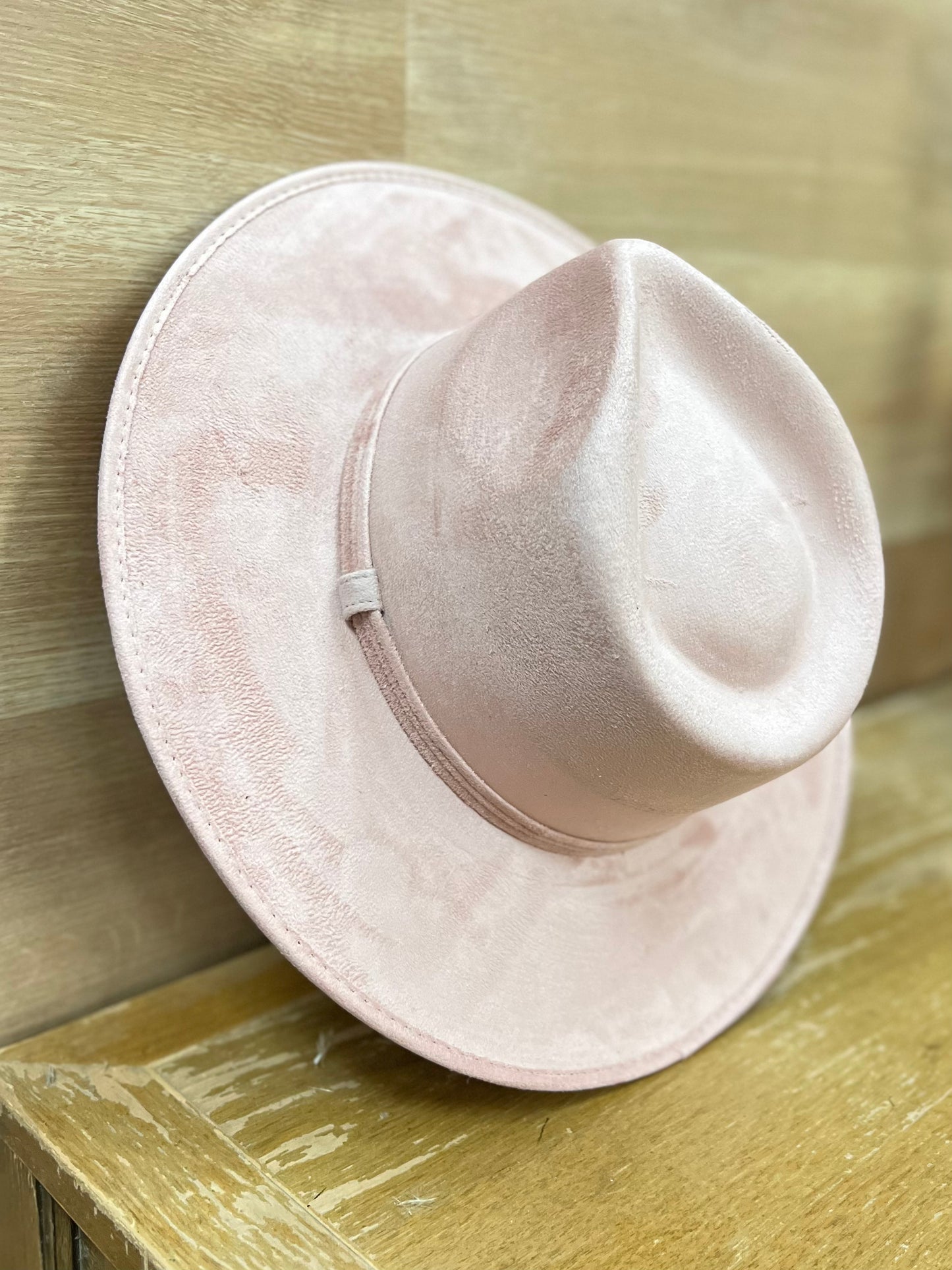 Moonchild - Vegan Suede Rancher Hat - Blush