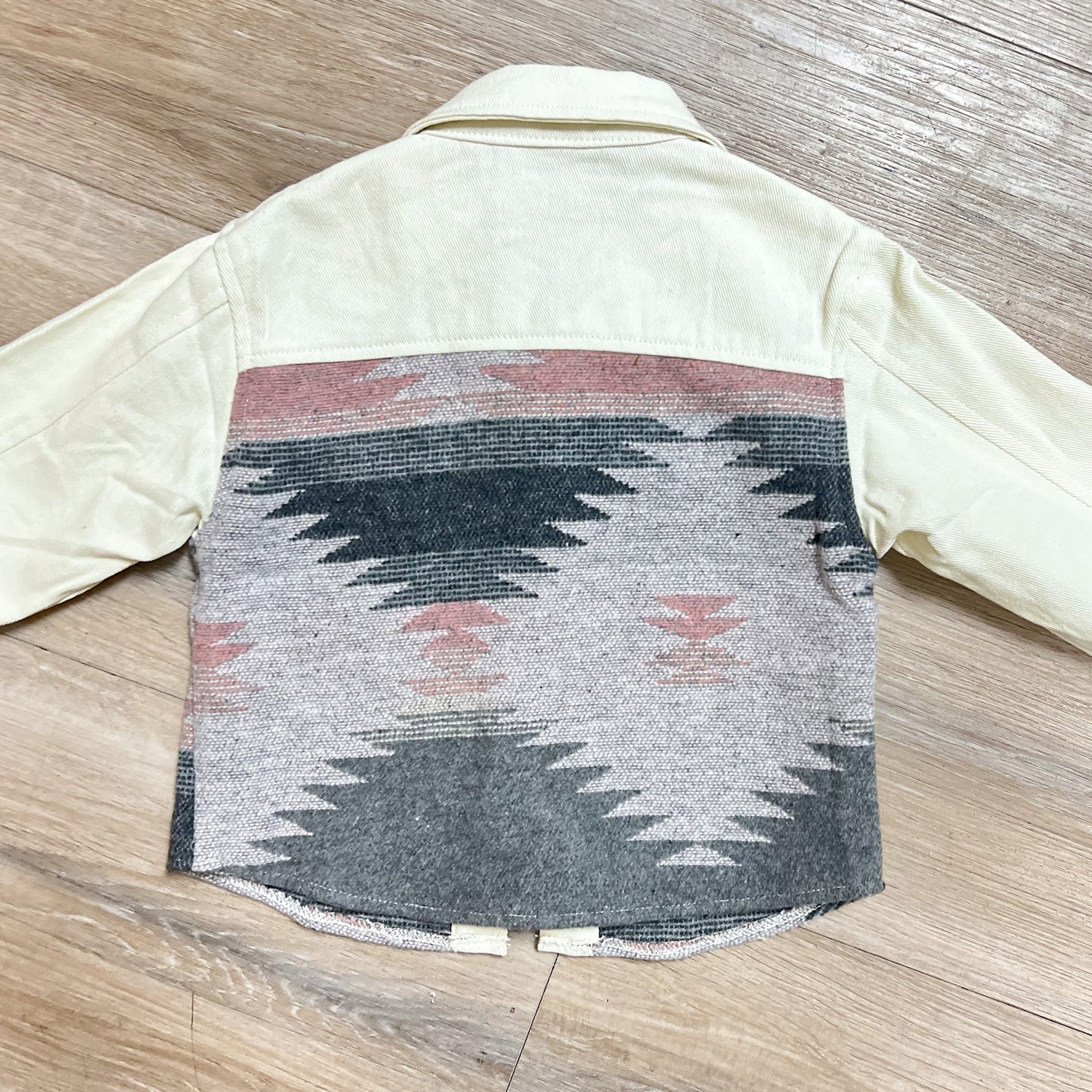 Maddie Girl - Pink Aztec Shacket