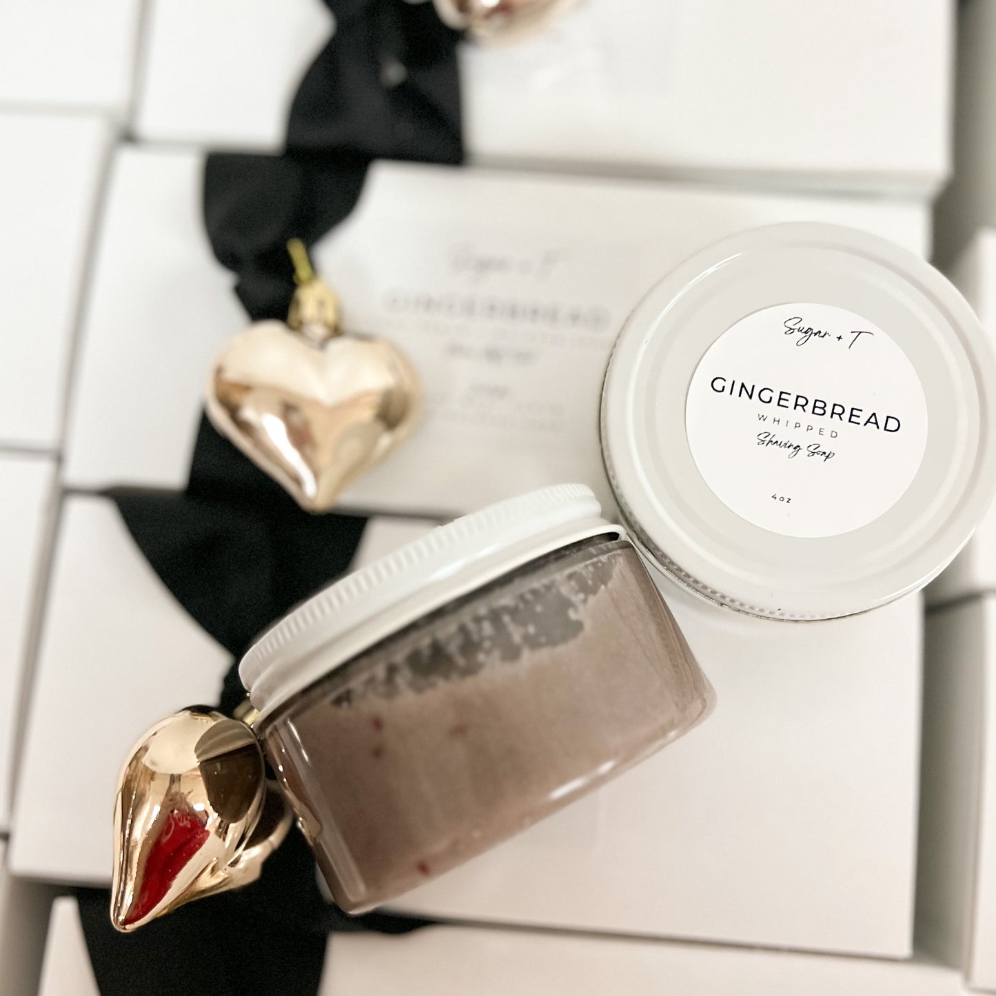 Gingerbread Cookie Body Scrub + Whipped Soap Gift Box